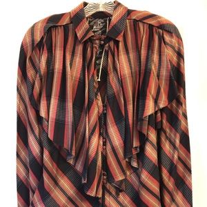 LAMB Gwen Stefani Ruffle Blouse